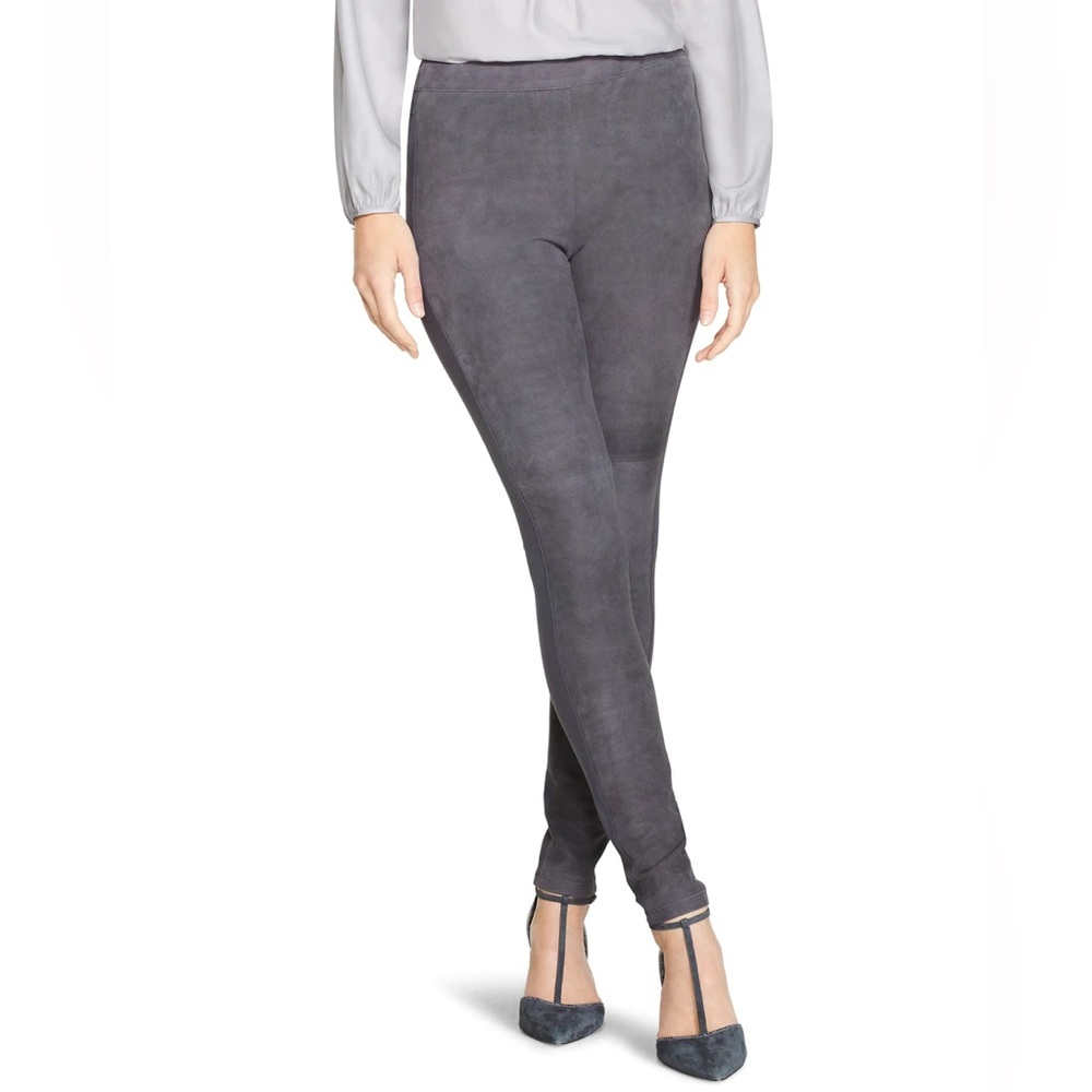 White House Black Market Suede Leggings -  EUC